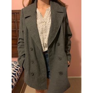 Grey Pea Coat